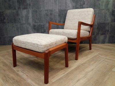 ■Ole Wanscher(オーレ・ヴァンシャー) easy chair&ottoman・CADO社